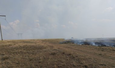 Горела сухая трава: пожар в Майском районе ликвидировали