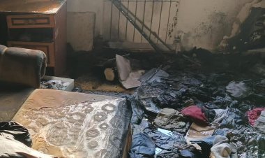 Екібастұзда жанған пәтерде қалып қойған жасөспірімді құтқарды