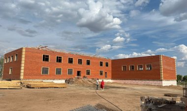 Баянауыл ауданындағы жаңа мектептің құрылысы аяқталуға жақын
