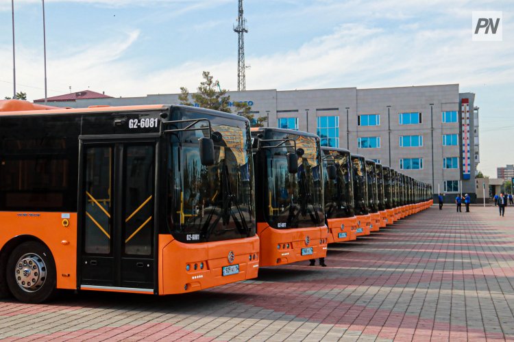 Павлодарға 50 жаңа автобус жеткізілді
