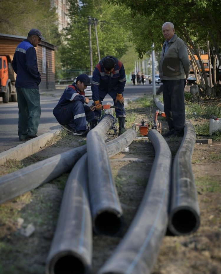 Павлодарда кварталішілік желілердің жөнделуі аяқталуға жақын