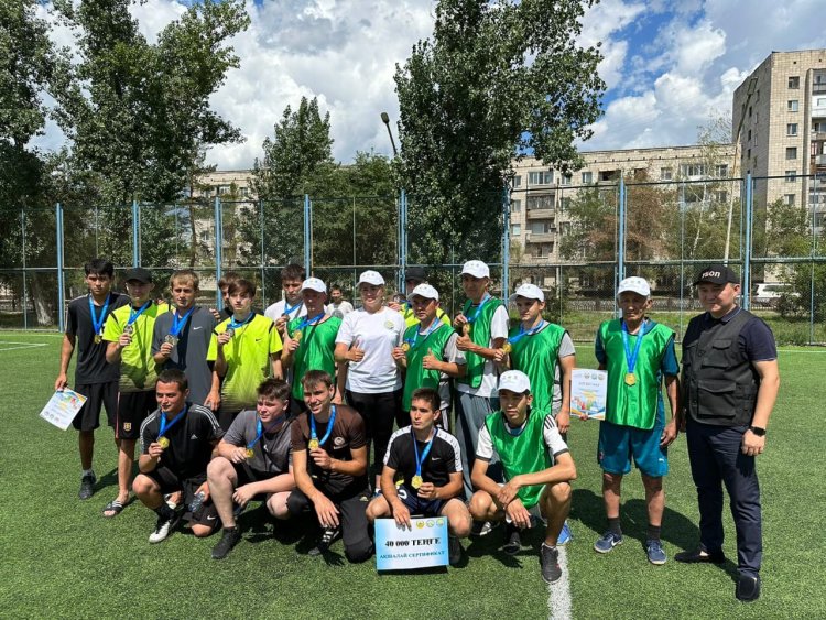 Полицейские Павлодара организовали турнир для Дома юношества