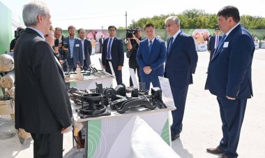 Президенту РК показали производимые в Павлодаре товары