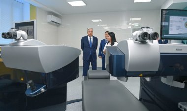 Касым-Жомарт Токаев посетил клинику ASTANA VISION PAVLODAR