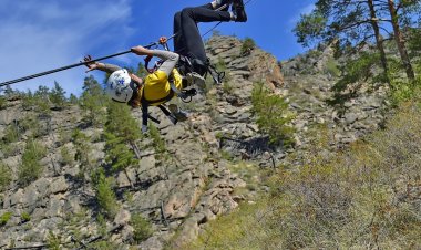 Аспалы өткел мен от жағу: Баянауылда спортшылар бес сағаттық кросс-жорықтан өтті