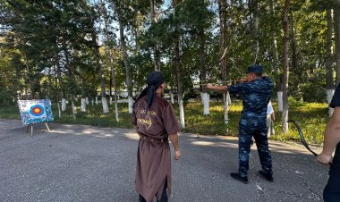 Древнюю забаву устроили работникам павлодарских изоляторов