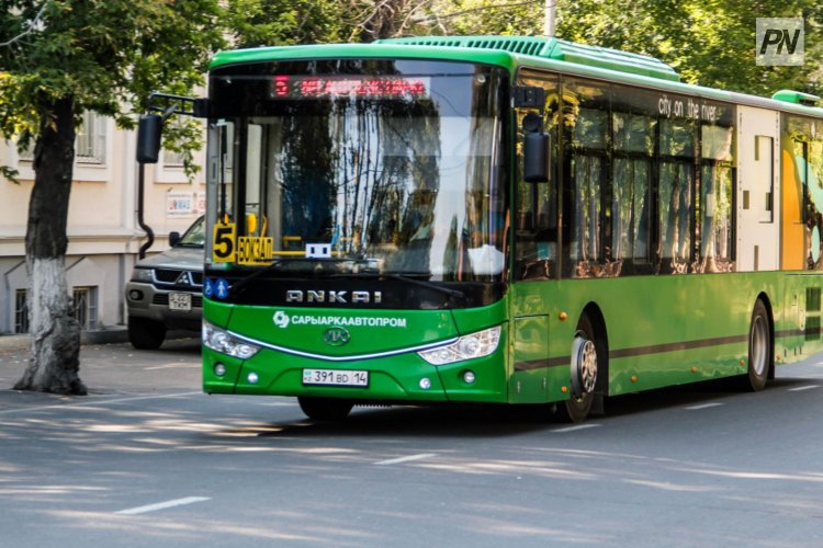 В Павлодаре временно изменили путь для шести автобусов