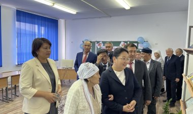 Школьный кабинет в Актогае назвали именем заслуженного журналиста