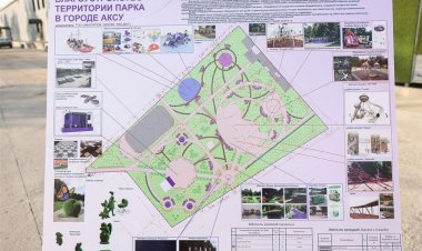 Ақсуда қалалық саябақ түрленбек (ВИДЕО)