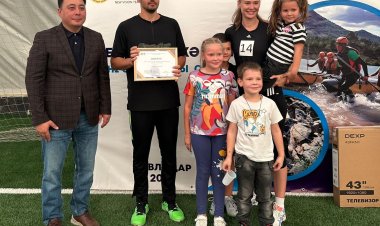 Павлодарские офицеры, заводчане и журналисты вышли на дистанцию семьями