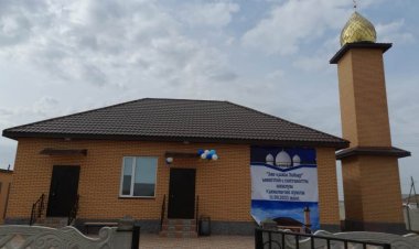 В селе Кызылагаш построили новую мечеть