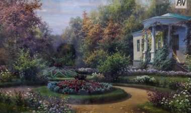 Сол оқиғаға тап болғандай күй: Павлодарда пейзаждар көрмесі өтуде