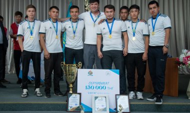 В Павлодарском районе наградили футболистов-любителей