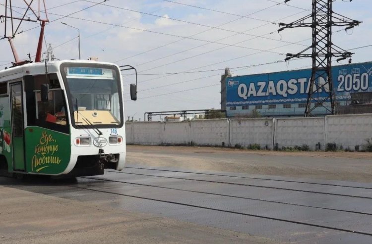 Павлодарда тағы бір трамвай жолында жөндеу жұмысы басталды