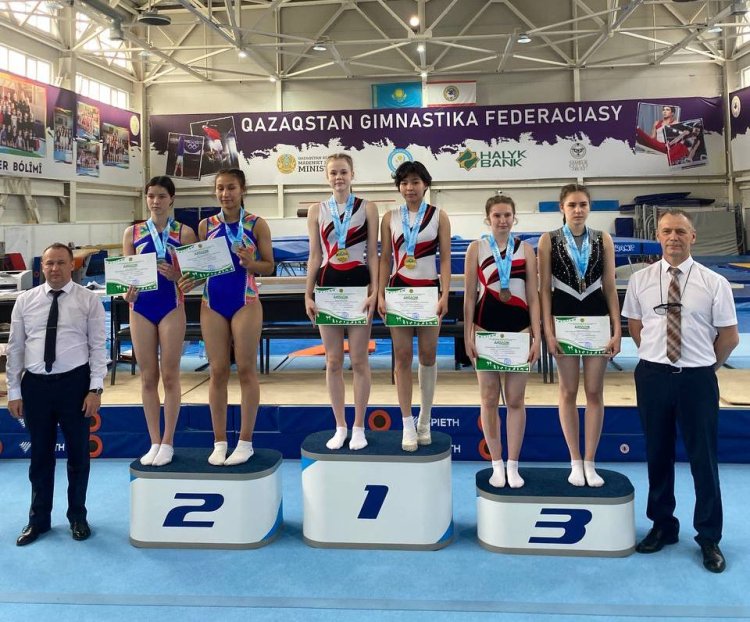 Павлодарские гимнасты стали призерами республиканского первенства