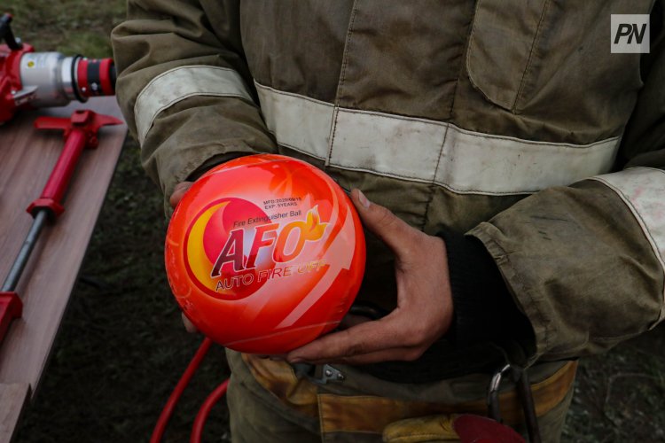 Противопожарный «снитч» показали павлодарские огнеборцы