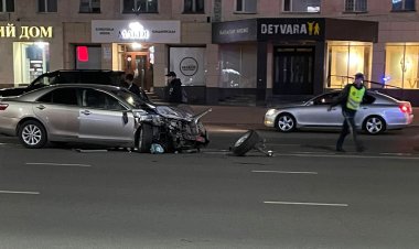 В Павлодаре столкнулись две иномарки