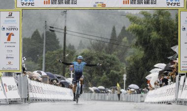 Павлодарец завоевал первую награду Казахстана в велогонке в Японии