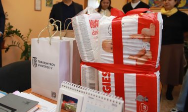 Студенты павлодарского вуза помогли дому ребенка