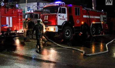 Павлодарда аурухана аумағында көлік жанып кетті
