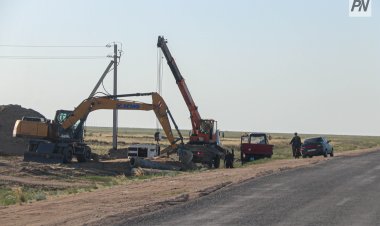 Такси кірмейтін: Павлодар ауданы ауылында 10 жылдан кейін жол жөнделді