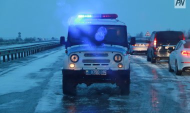 Павлодарлық полицейлер жүргізушілерді жолда сақ болуға шақырады
