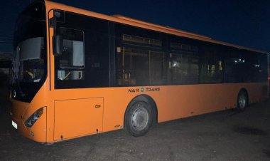 В Экибастузе водитель автобуса сбил женщину на остановке