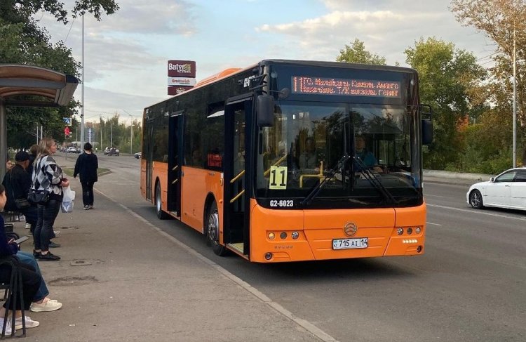 Павлодарда тағы бір автобус қозғалыс бағытын уақытша өзгертеді