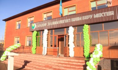 Баянауылда апатты мектептің орнына салынған жаңа білім ордасы ашылды
