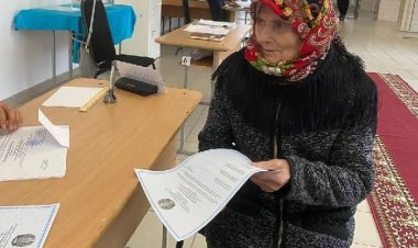 Ақтоғайда 88 жастағы әже елдің жарқын болашағы үшін дауысын берді