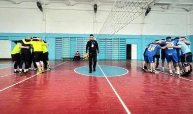 Павлодар облысының құтқарушылары волейбол ойнап жарысты