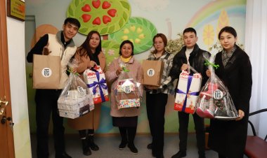 Павлодарские студенты помогли Дому ребенка