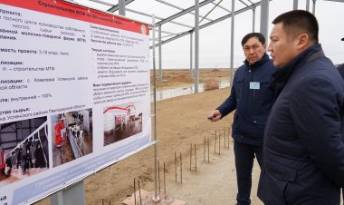 Успен ауданында роботтандырылған тауарлы сүт фермасы салынуда