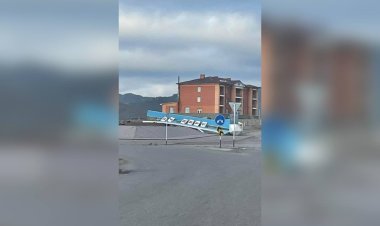 Павлодар облысында қатты желдің кесірінен жарты ғасырлық ескерткіш құлады