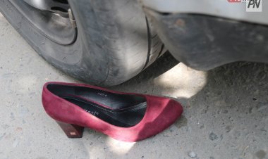 В павлодарском ДТП перевернулась иномарка
