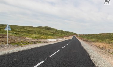Павлодар облысында жол трассасы алғаш рет инновациялық әдіспен жөнделуде