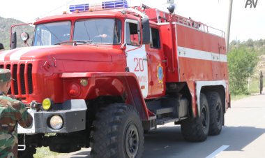 Павлодарские огнеборцы потушили пожар в частном доме