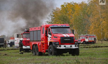 Павлодарские пожарные проверили свою готовность в учениях