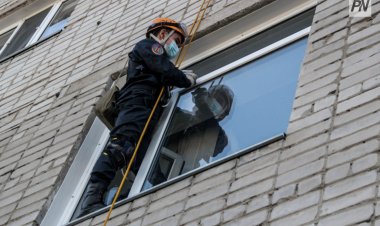 Пожарные Аксу предотвратили попытку суицида