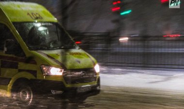 Павлодарда түнгі уақытта екі көлік соқтығысып, төрт адам ауруханаға жеткізілді