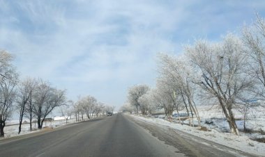 Движение транспорта ограничили на республиканской трассе в Павлодарской области