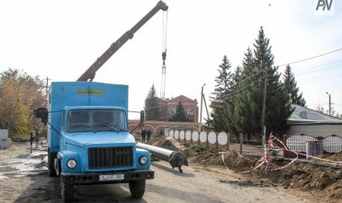 Павлодарда су құбыры зақымданды