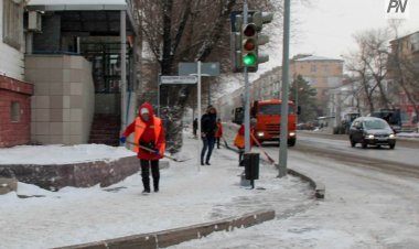 Как очистят от снега частный сектор Павлодара