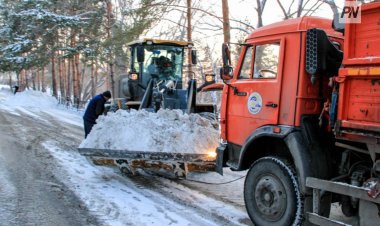Павлодарда қар тазалау қарқынды жүруде