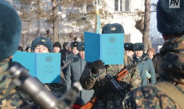 Павлодар  әскери бөліміне Қарағанды және ШҚО-дан  сарбаздардың алғашқы легі келді