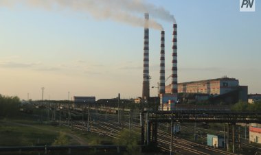 Павлодардағы 1-ЖЭО градирнясын түтін басты