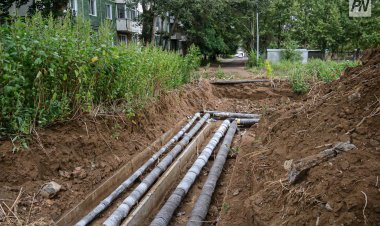 В Аксу отремонтировали тепломагистраль