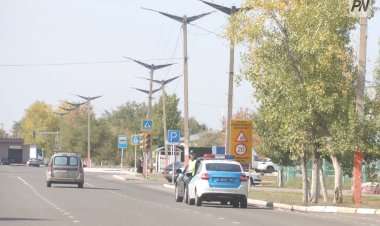 Ақсуда атмосфералық ауаның жай-күйі туралы мәліметтер LED экранда көрсетіледі