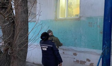 Екібастұзда өрт шыққан тұрғын үйден үш бала құтқарылды