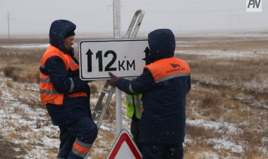 Павлодар облысында жолдардың қауіпсіздігін арттыру жұмыстары жалғасуда